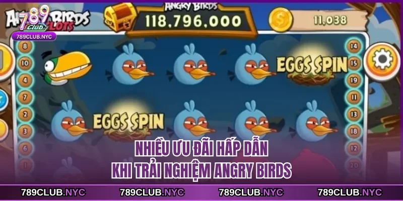Nhiều ưu đãi hấp dẫn khi trải nghiệm Angry birds