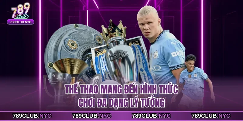 Thể thao mang đến hình thức chơi đa dạng lý tưởng